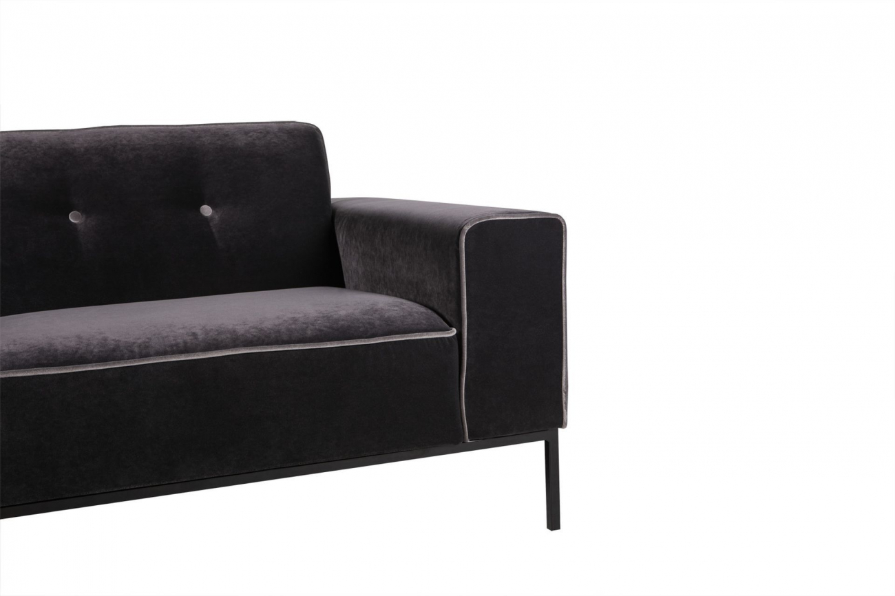 Диван Ville трехместный прямой черный SITS VILLE 192412 Черный  - Вид №7