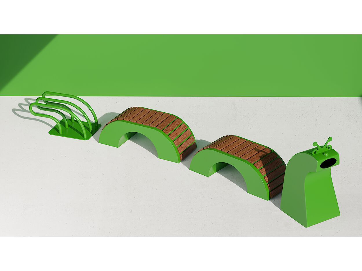 Состав оцинкованной стали для детей DIMCAR BRUCHETTO ARCH-00060144