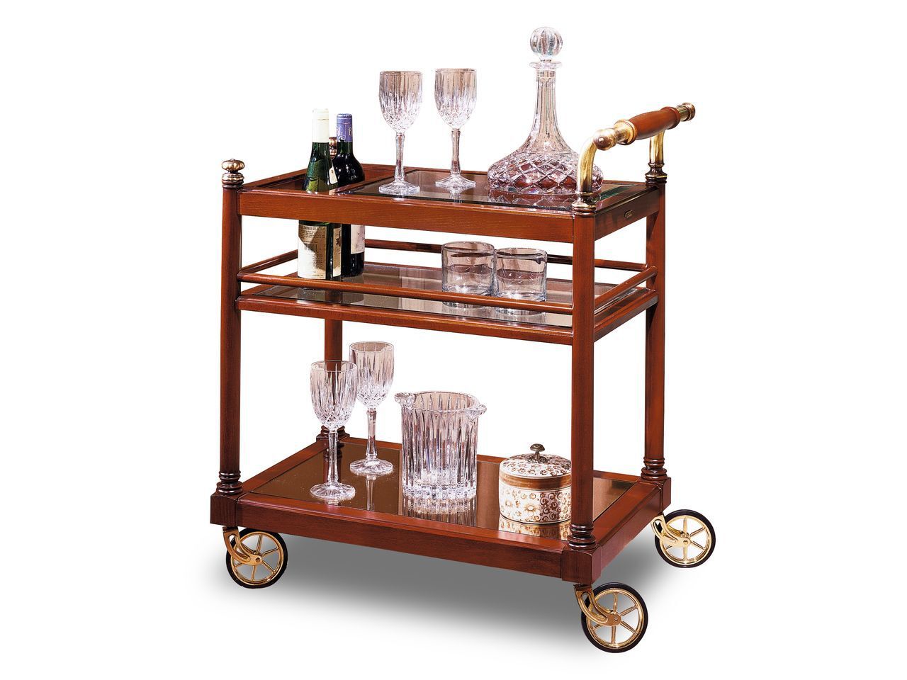Деревянная барная тележка Hurtado Traditional ARCH-00116308 - Вид №1