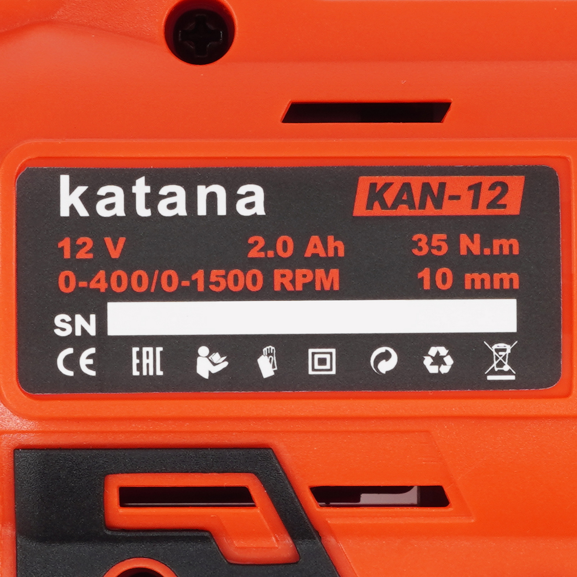 Дрель-шуруповерт KATANA KAN-12 9236351 STDN-0095713 - Вид №3
