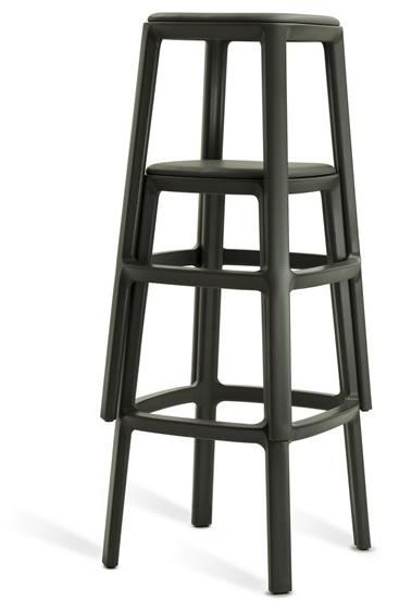 TOOU Высокий табурет с подставкой для ног Cadrea To-1776 / to-1722 - Вид №2