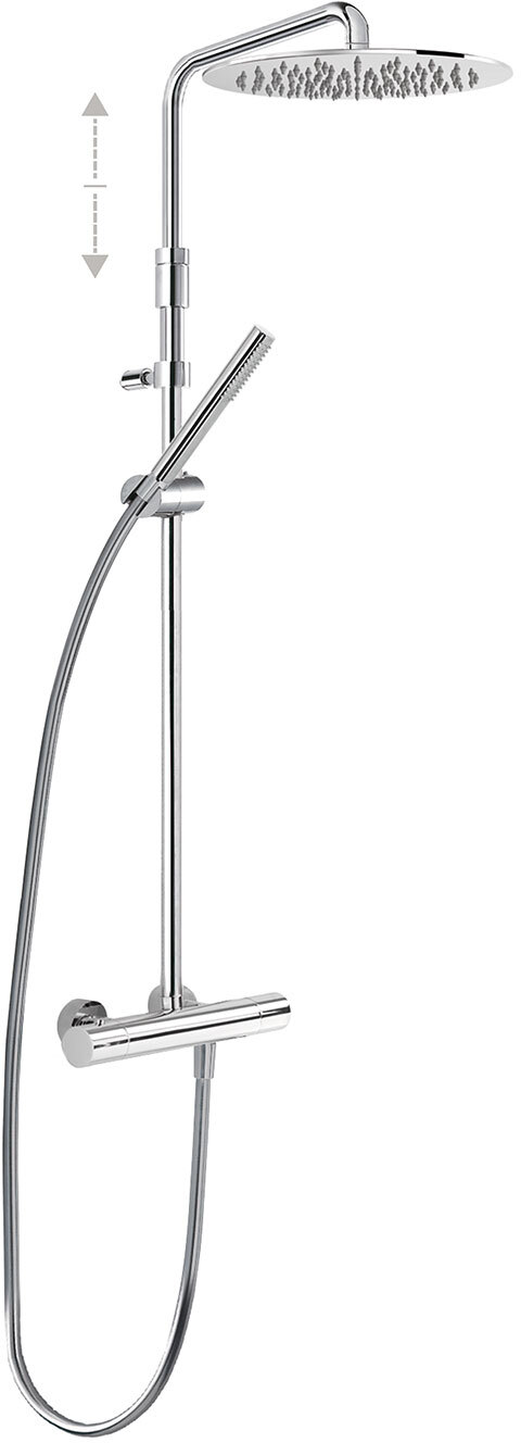 Двухходовой настенный термостатический смеситель для душа TRESMOSTATIC-26121001 TRES