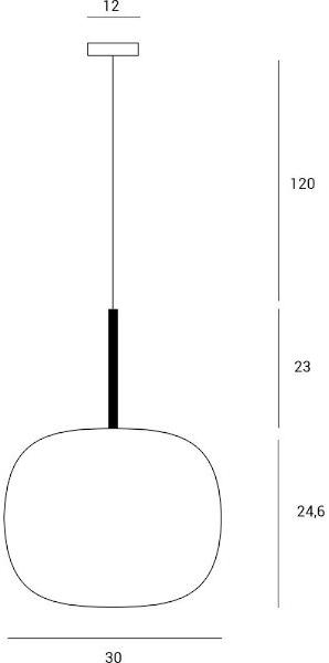 Miloox BOMBO Подвесной светильник из опалового стекла 1744.34 - Вид №2