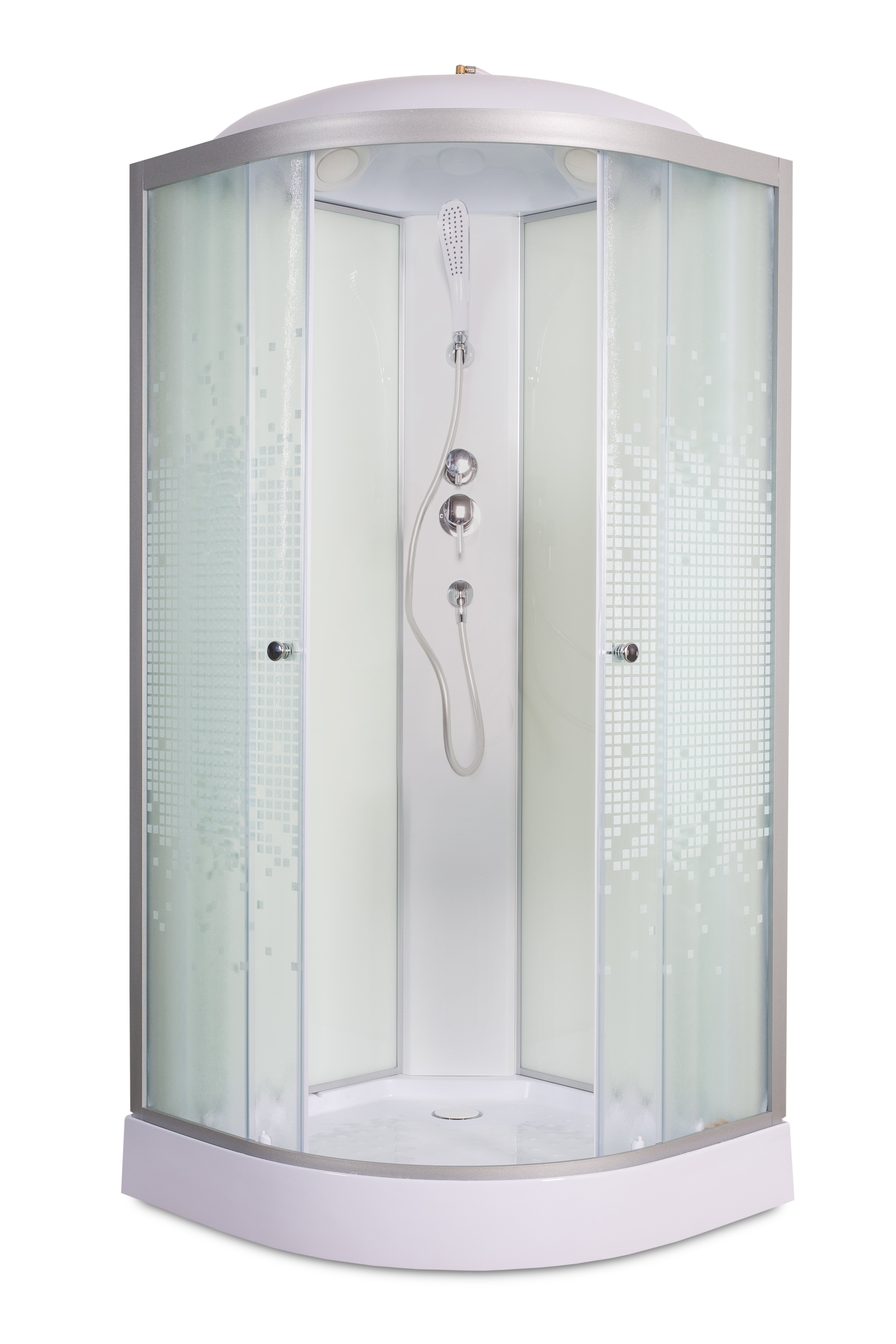 B09S LED BLACK Душевая кабина DETO Серия В L 908 стандартная - Вид №32