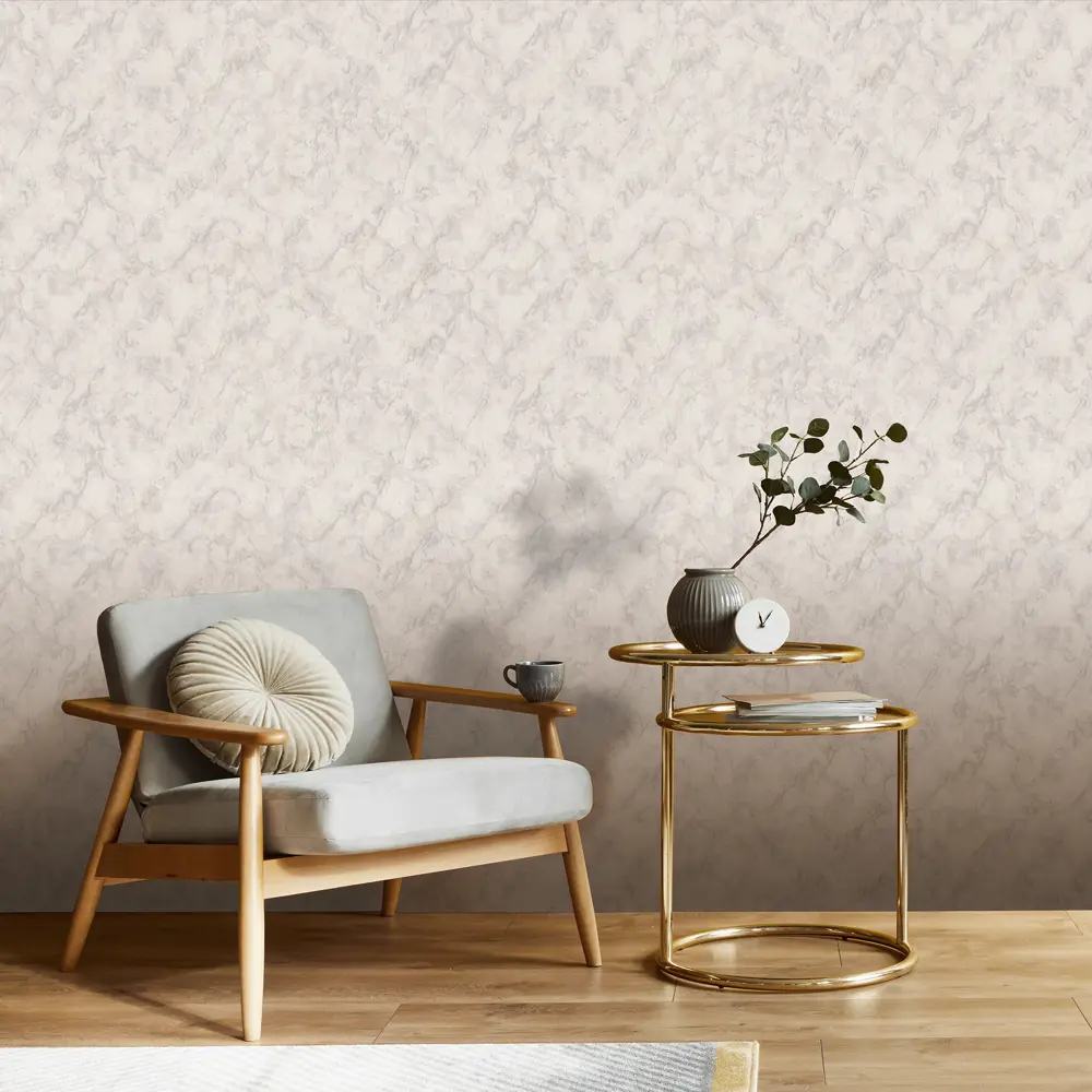 Обои флизелиновые Euro Decor Skyline светло-серые 1.06 м 7118-24 89111923 STLM-2105305 - Вид №2