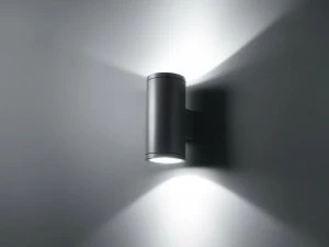 SIMES Металлогалогенный светодиодный уличный настенный светильник с прямым и отраженным светом Slot