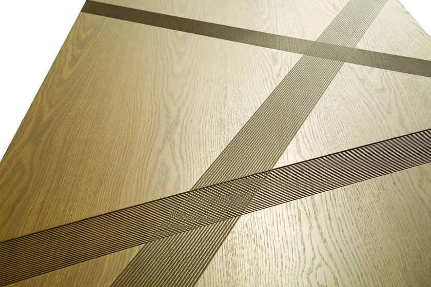 Roche Bobois Прямоугольный обеденный стол из фанерованной древесины Track sun-id-1378121 - Вид №4