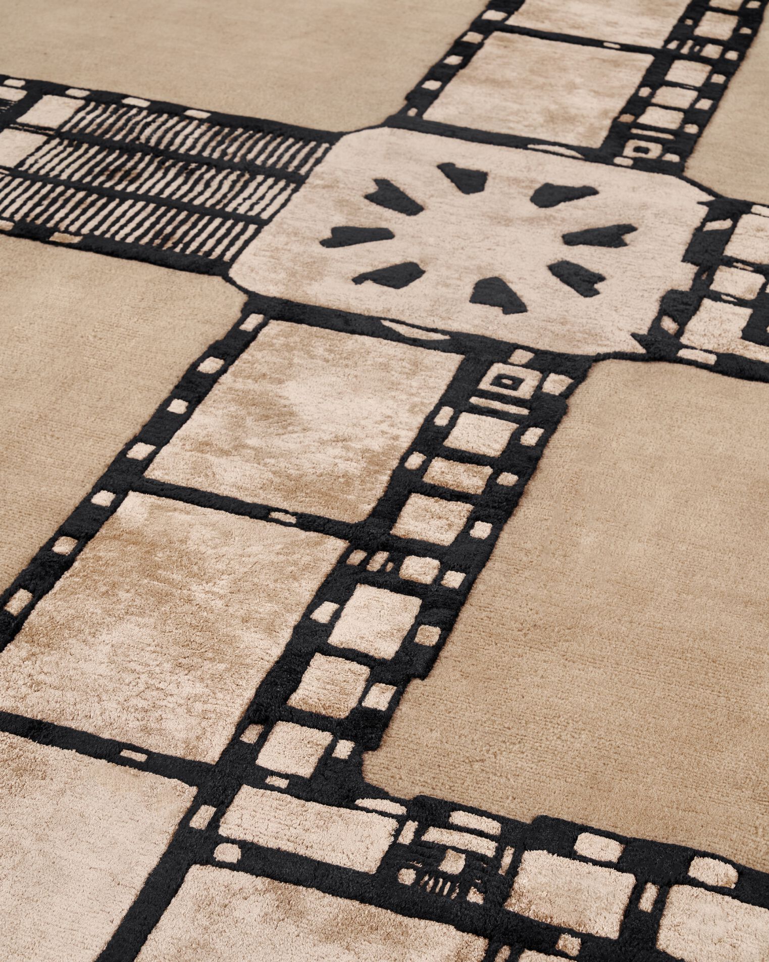 Ковер ручной работы из шерсти и шелка Tapis Rouge памятники ARCH-00137514 - Вид №3