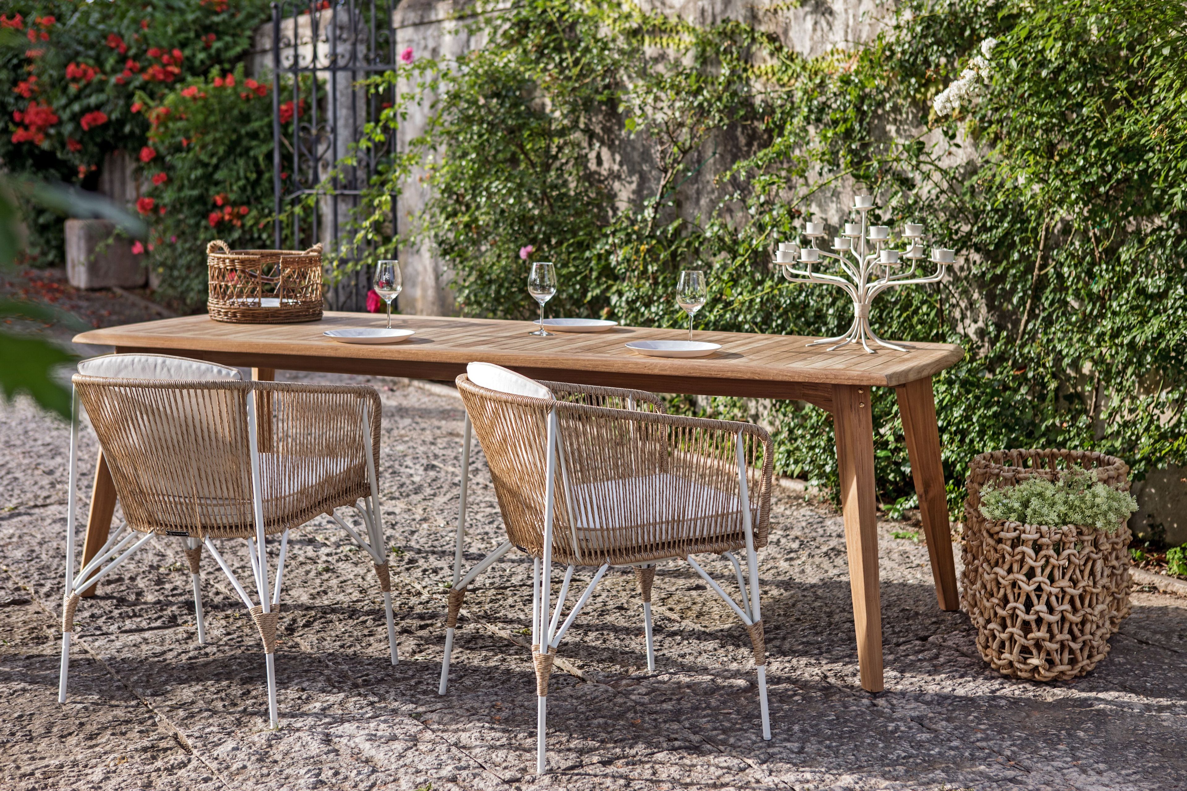 Прямоугольный садовый стол из тикового дерева cbdesign Continuum ARCH-00146578 - Вид №15