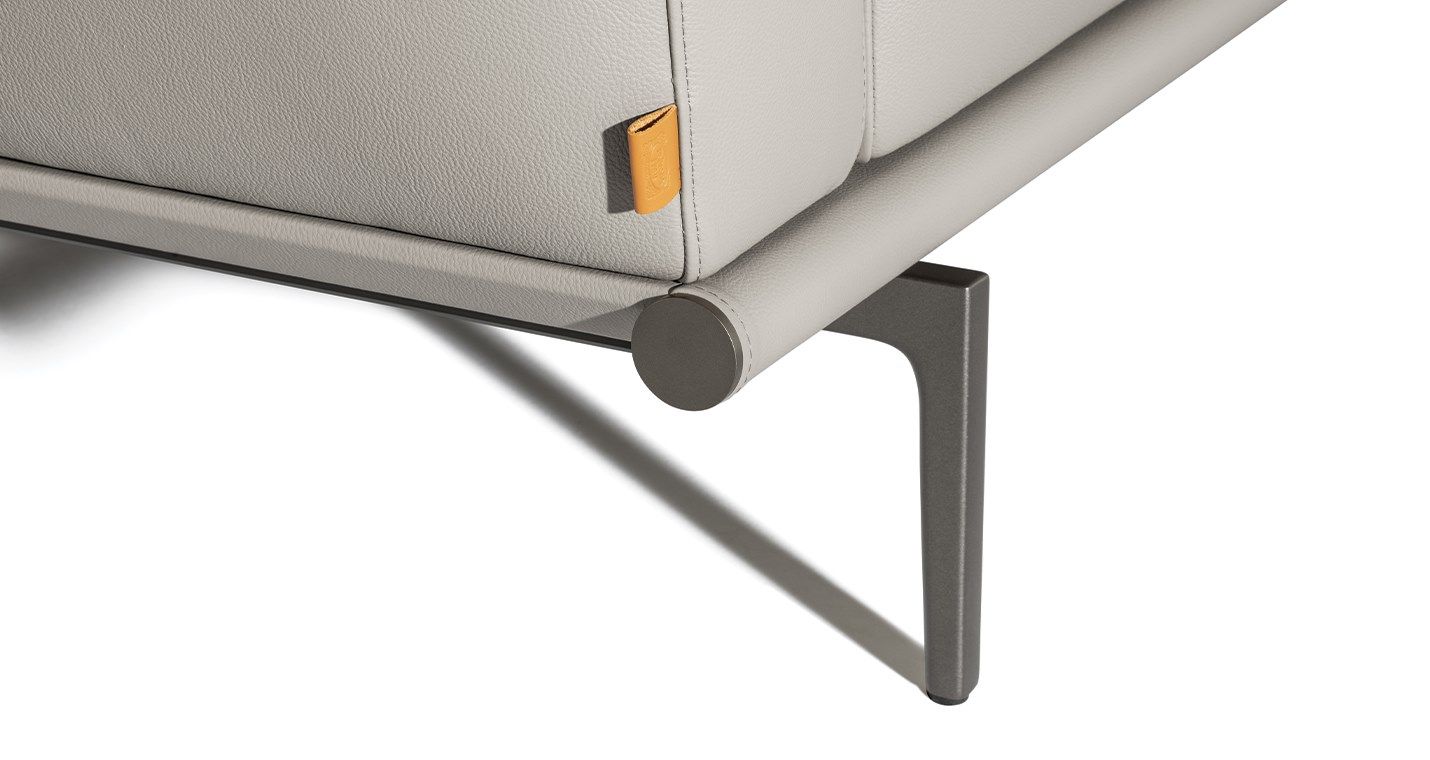 Кожаный диван с полуостровом Poltrona Frau коллекция-диваны и кресла ARCH-00128919 - Вид №17