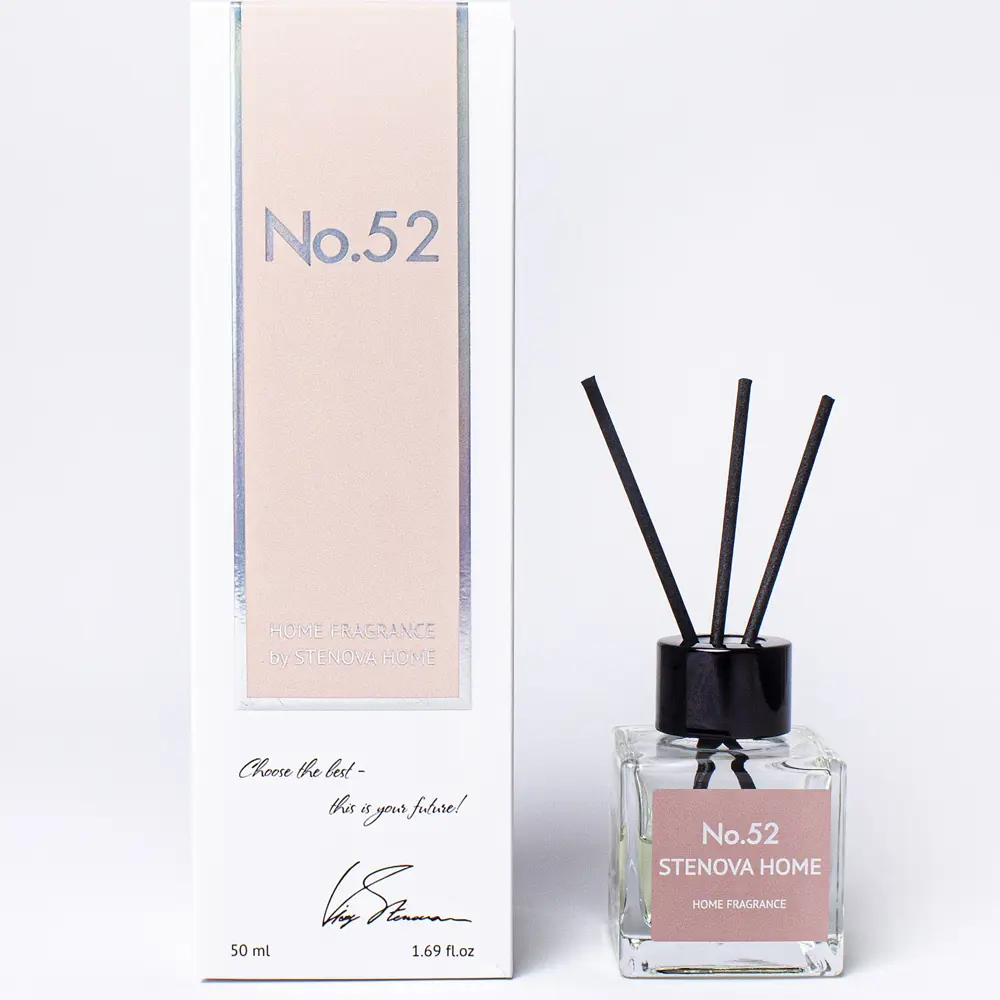 Аромадиффузор STENOVA HOME №52 с ароматом лайма и цветов 50 мл 89342969 STLM-0828093