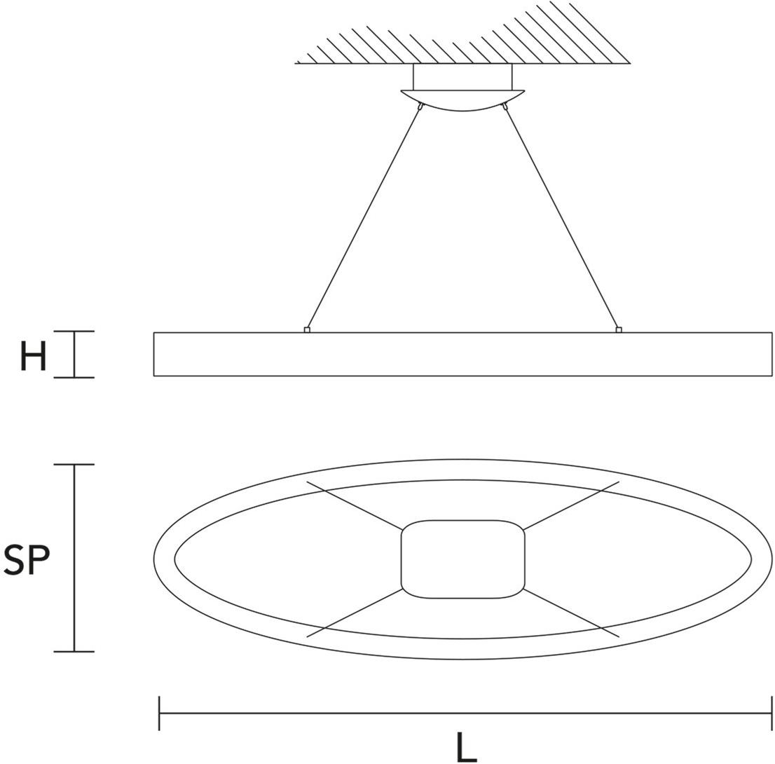 Masiero Светодиодный подвесной светильник из дуба Libe sun-id-1406514 - Вид №2