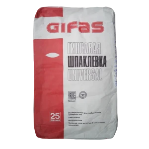 Шпаклёвка гипсовая Gifas Universal 25 кг