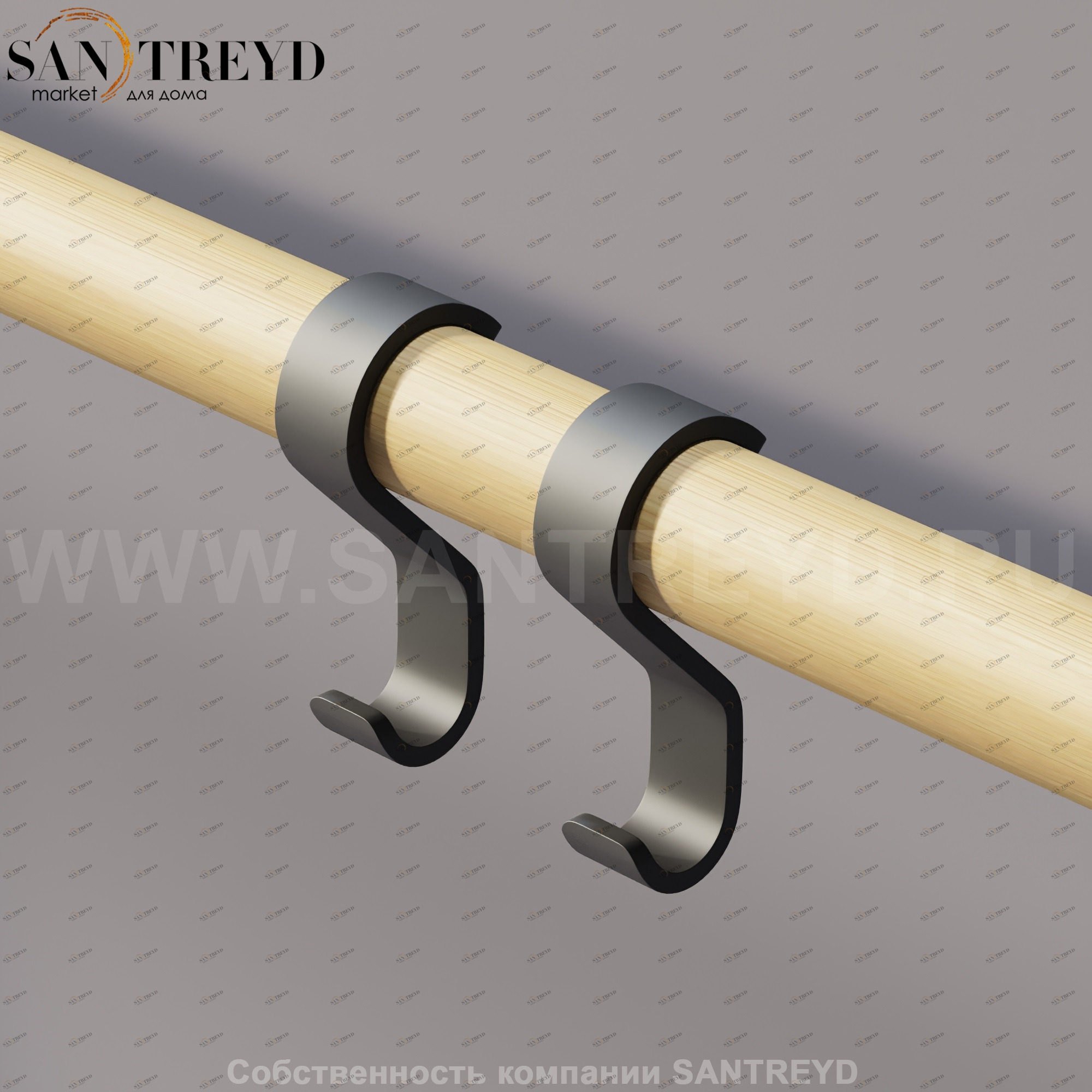 Agape DOT LINE Крючок для одежды черный ADTL0467.N ADTL0467N