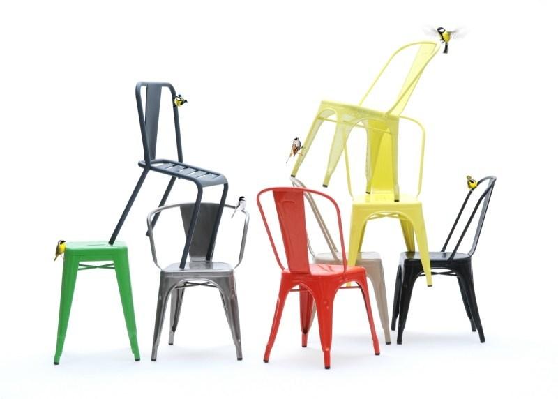 Tolix Штабелируемый металлический стул sun-id-1499656 - Вид №6