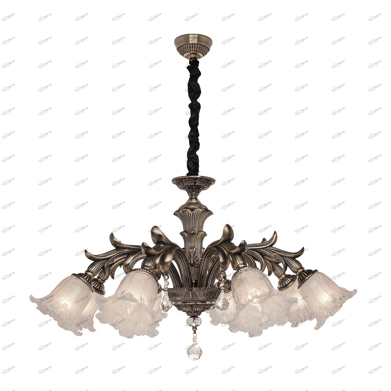 Подвесная люстра Silver Light Gioconda 730.53.8 SILVER LIGHT ДИЗАЙНЕРСКИЕ, GIOCONDA 186182 Бронза 