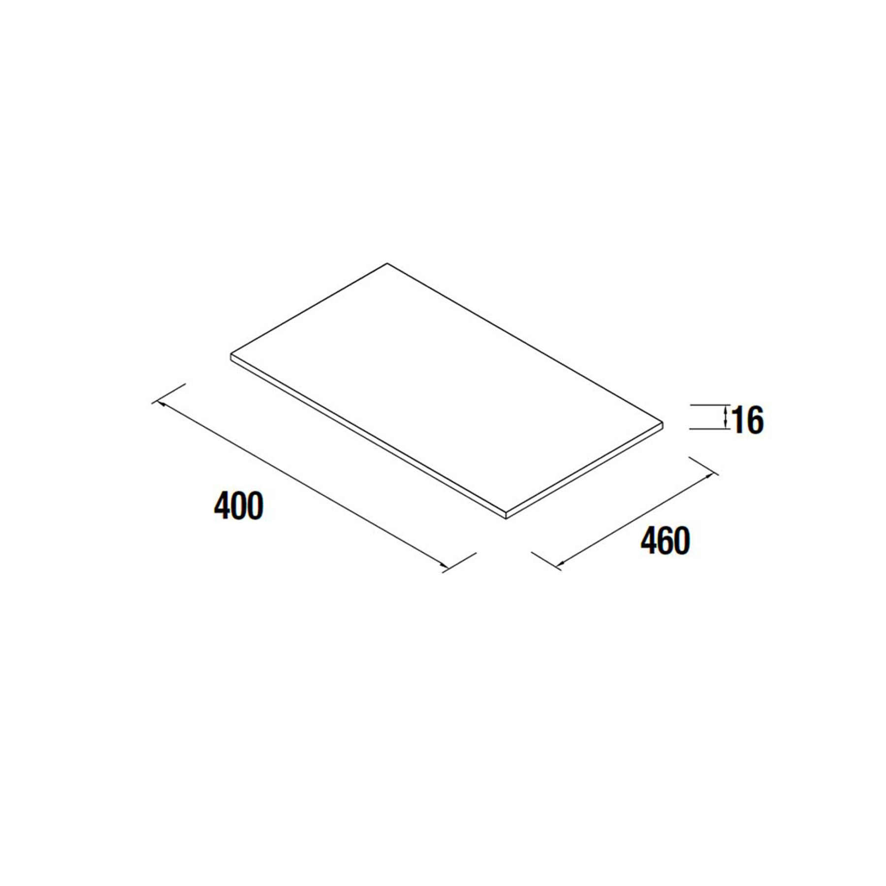 23124 SALGAR Столешница 400 СОСНА ЗАЛИВНАЯ 16 мм Лавровая сосна  - Вид №1