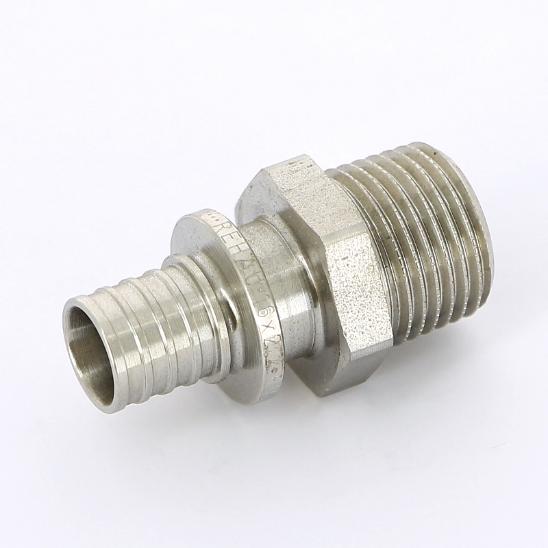 Муфта надвижная Н нерж.сталь Rehau 16х1" 137722 - Вид №1