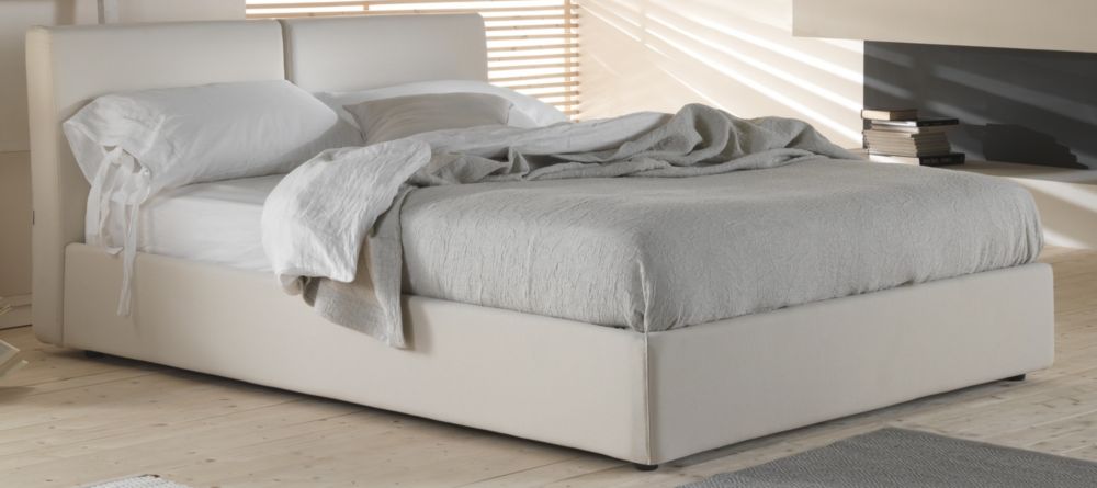 Кровать двуспальная 180х200 белая Dante DORELAN ДИЗАЙНЕРСКИЕ 052386 Молочный  - Вид №1