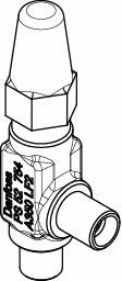 Danfoss SNV-ST — игольчатый запорные клапан SNV-ST Клапан запорный 148B3778  - Вид №13