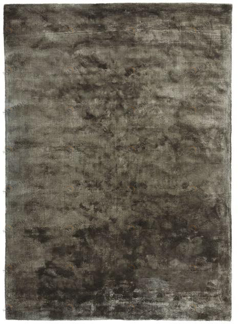 I + I Однотонный прямоугольный коврик из вискозы ручной работы  C 39m - c 39l 