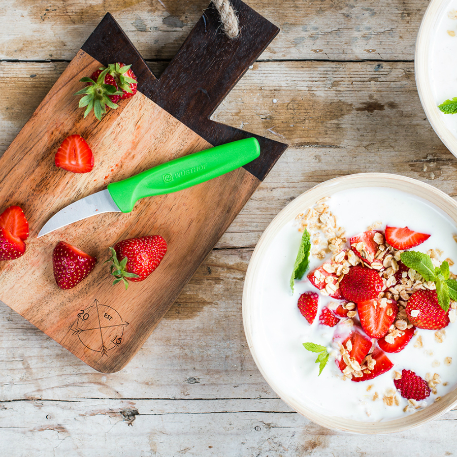 Нож для чистки овощей Sharp Fresh Colourful, 6 см, черная рукоятка WUESTHOF W3033 - Вид №1