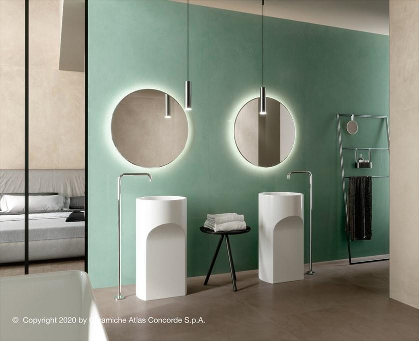 Atlas Concorde Белая плитка для стен с эффектом смолы Prism sun-id-1514355 - Вид №52