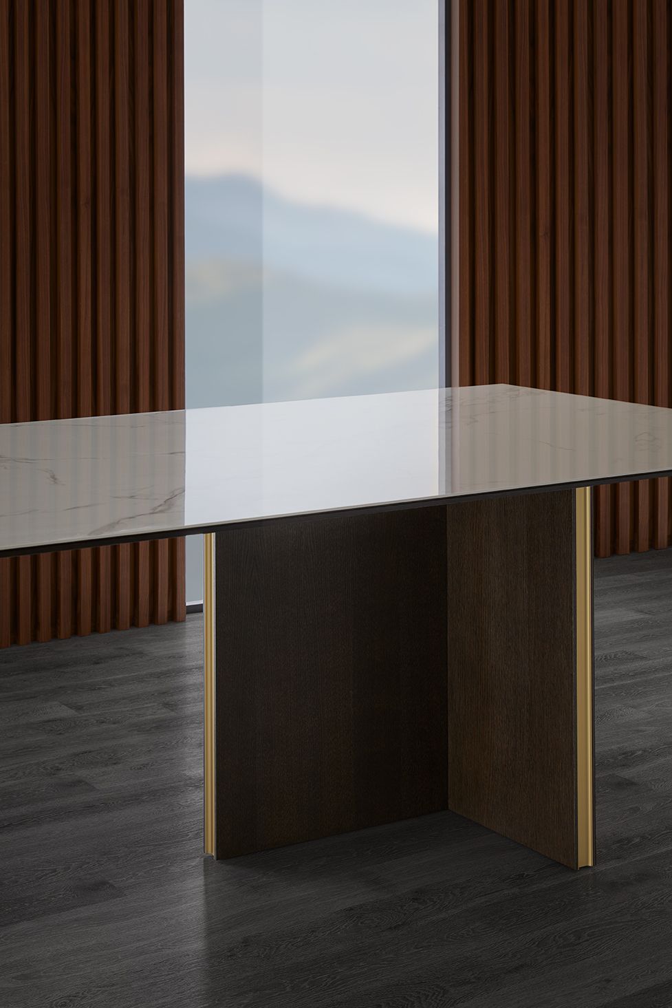 Прямоугольный керамический обеденный стол Punt Stockholm ARCH-00107976 - Вид №8