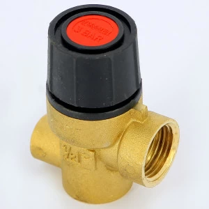Клапан предохранительный ВВ с отверстием для манометра 1/4" EMMETI 1/2" 3 бар