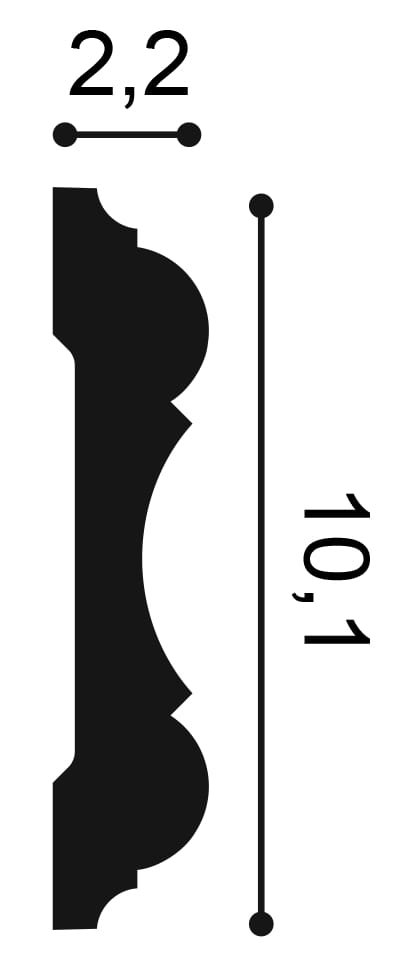 Планка Orac P8040 ARCH-00121486 - Вид №2