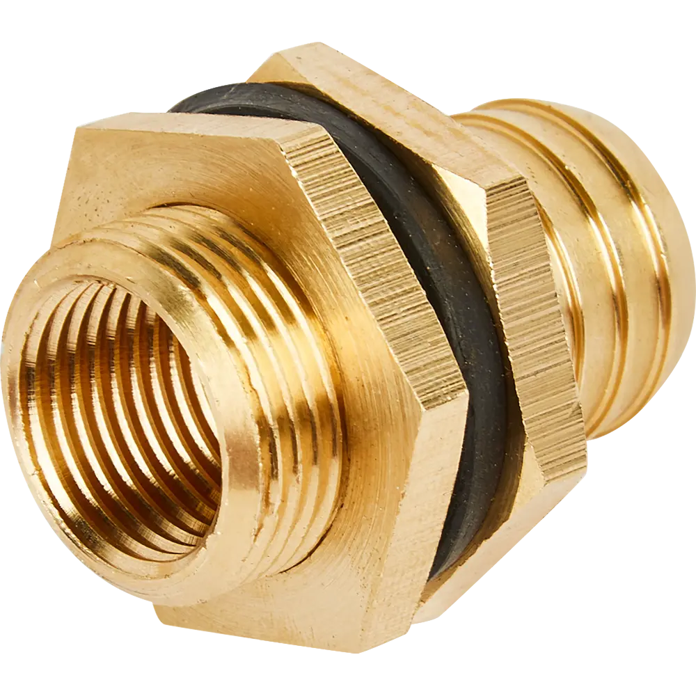 Штуцер для бочки BOUTTE с резьбой 1/2" и 3/4" 87271022 STLM-1533852 - Вид №1