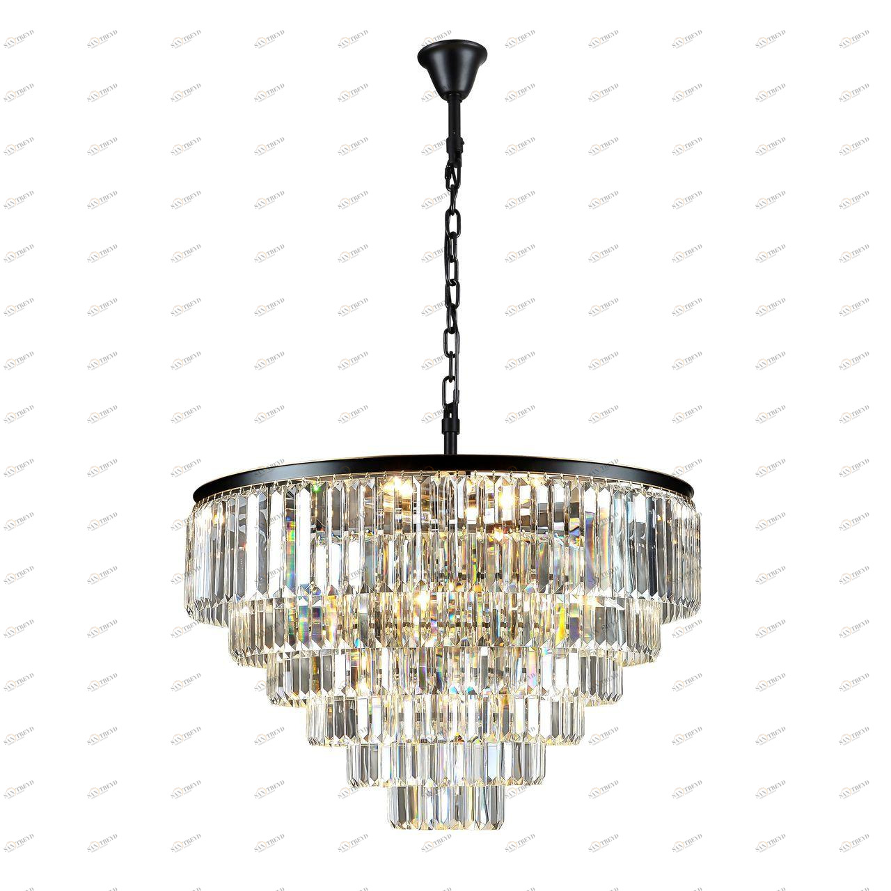 Подвесная люстра Divinare Nova 3001/01 LM-16 DIVINARE ДИЗАЙНЕРСКИЕ, NOVA 109212 Черный 