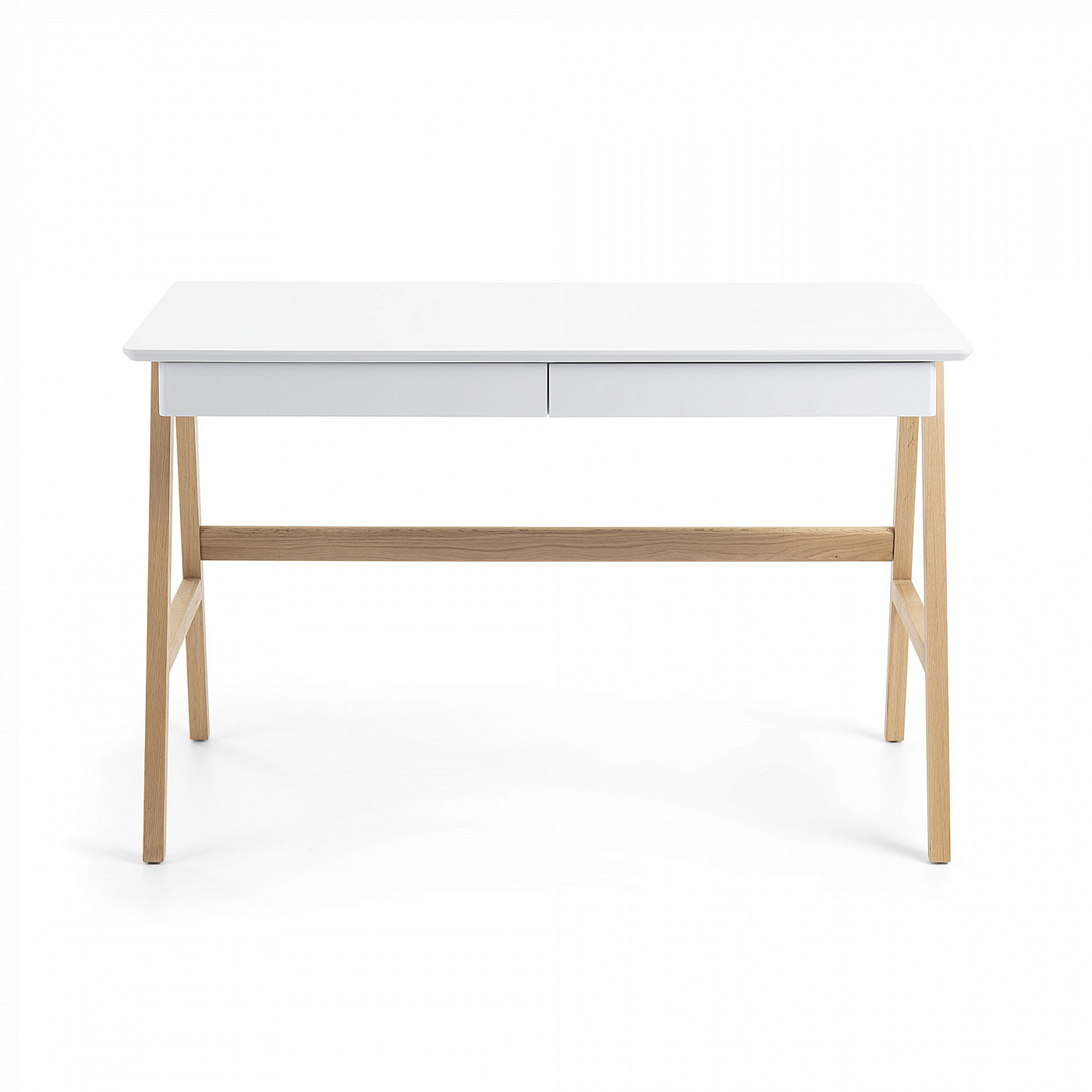 061088 Стол письменный Ingo 120x70 белый La Forma Dyana  - Вид №1