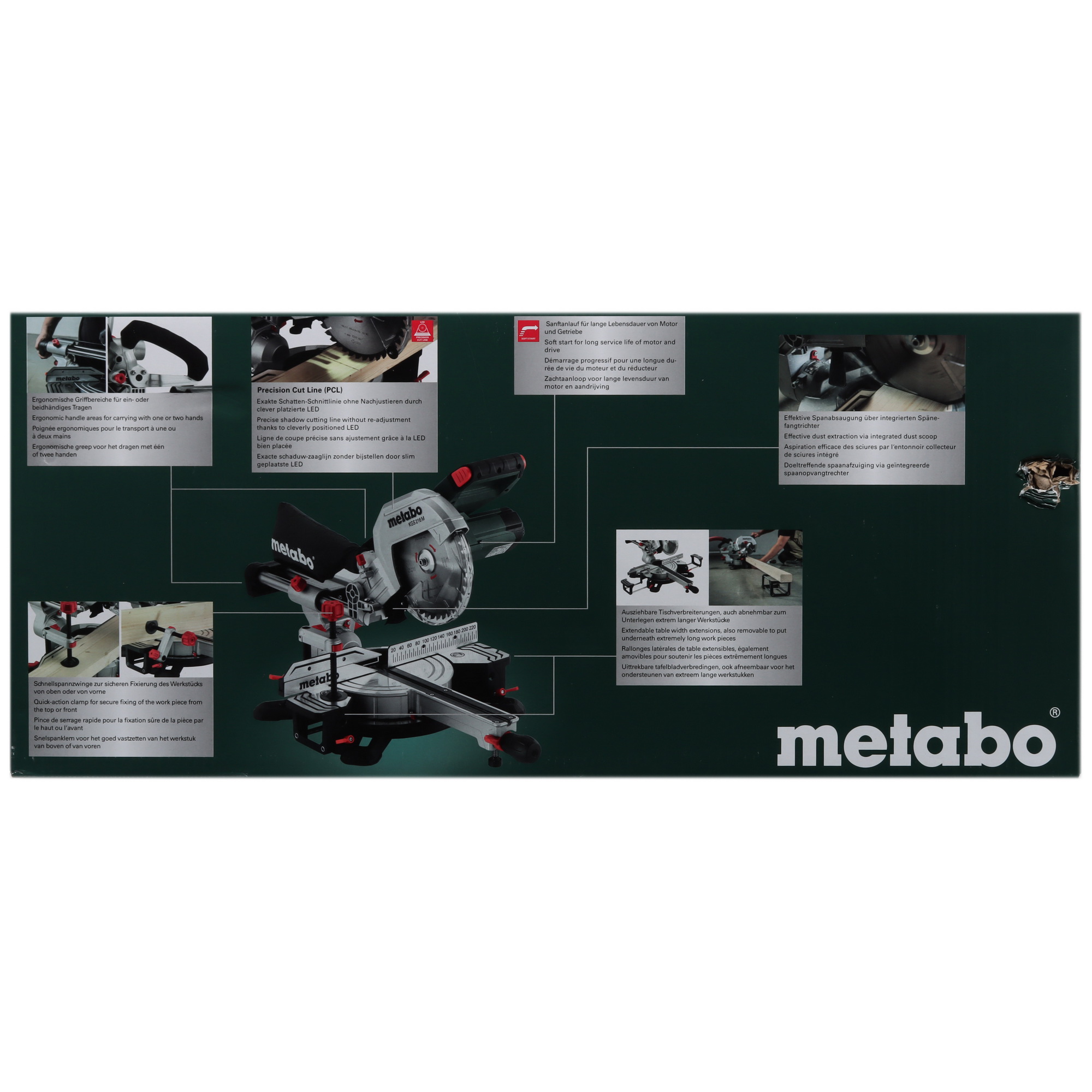 Торцовочная пила  Metabo KGS 216 M SET 5470615 STDN-0063328 - Вид №10