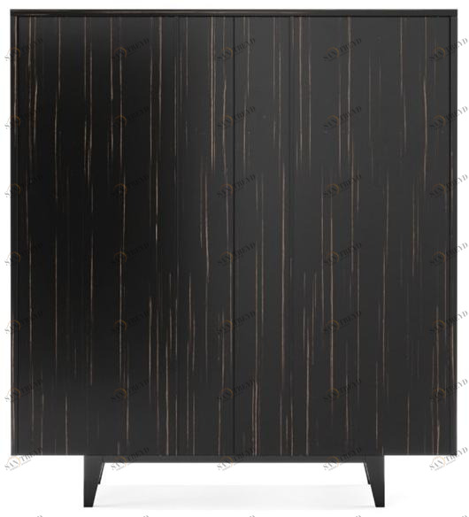 PRADDY Комод из фанерованной древесины с распашными дверцами Orchestra Ml171