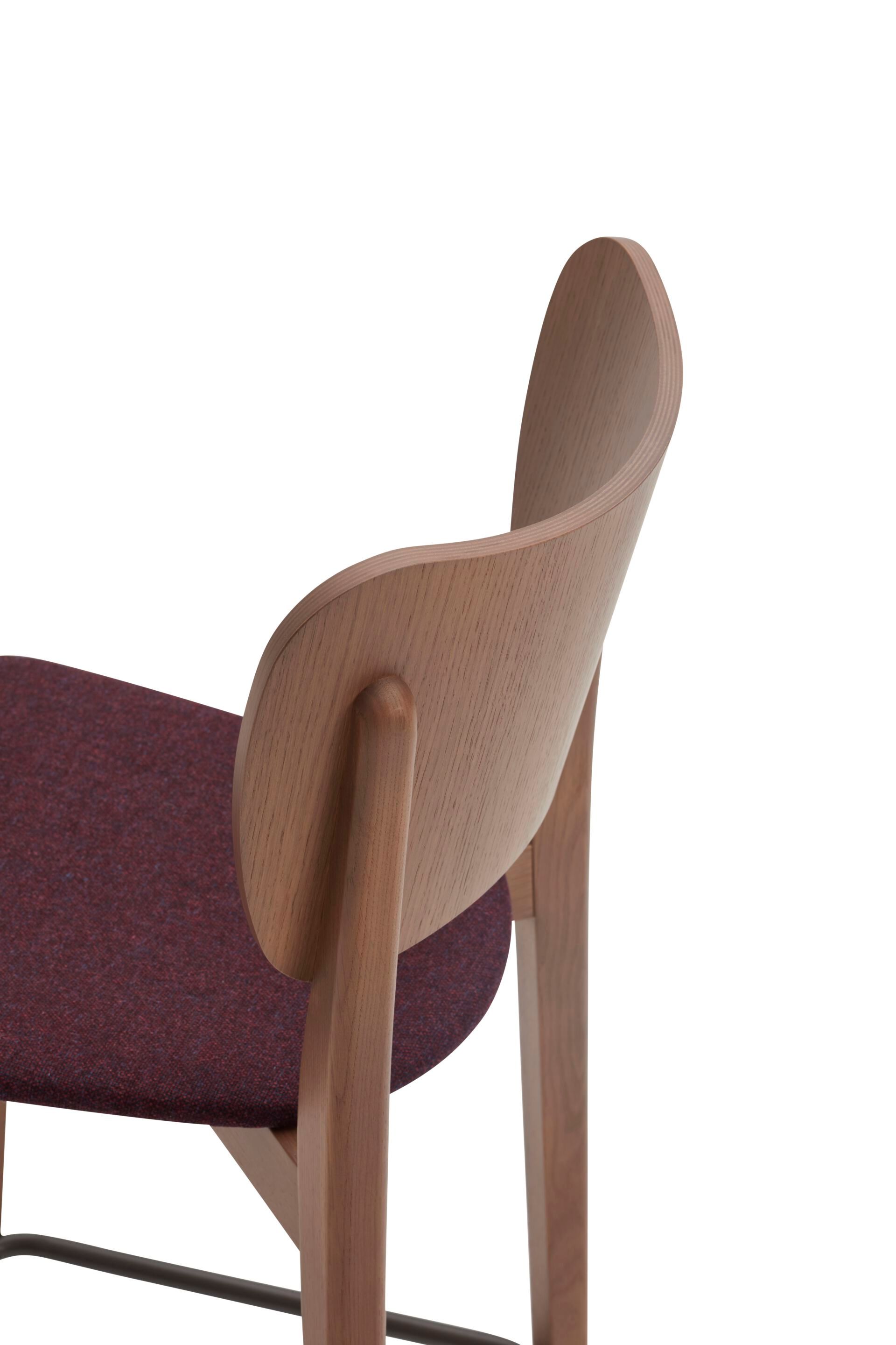 Высокий стул из бука с мягким сиденьем Origins 1971 RAMI 343 ARCH-00048654 - Вид №5