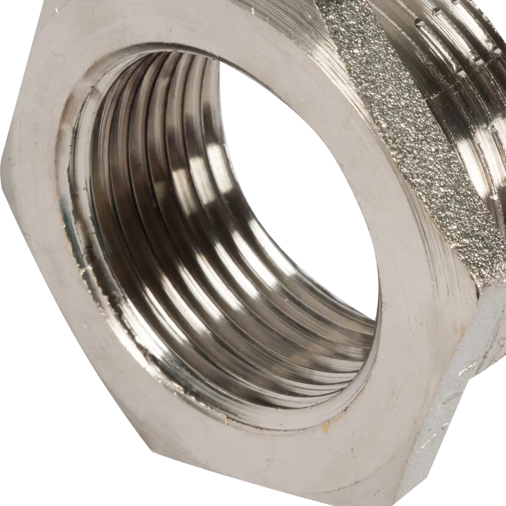 Футорка Valtec 1 1/4"х1" наружная-внутренняя резьба никелированная латунь VTr.581.N.0706 12400263 STLM-2082134  - Вид №2