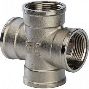 Крестовина ВР 1 1/4" никель STOUT