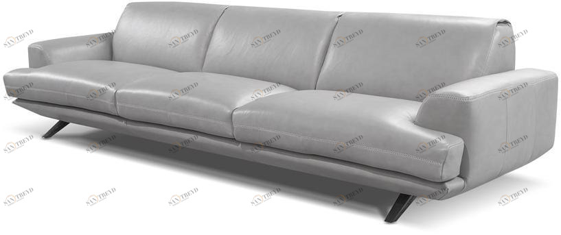Rossini Sofas 3-х местный кожаный диван sun-id-1463245