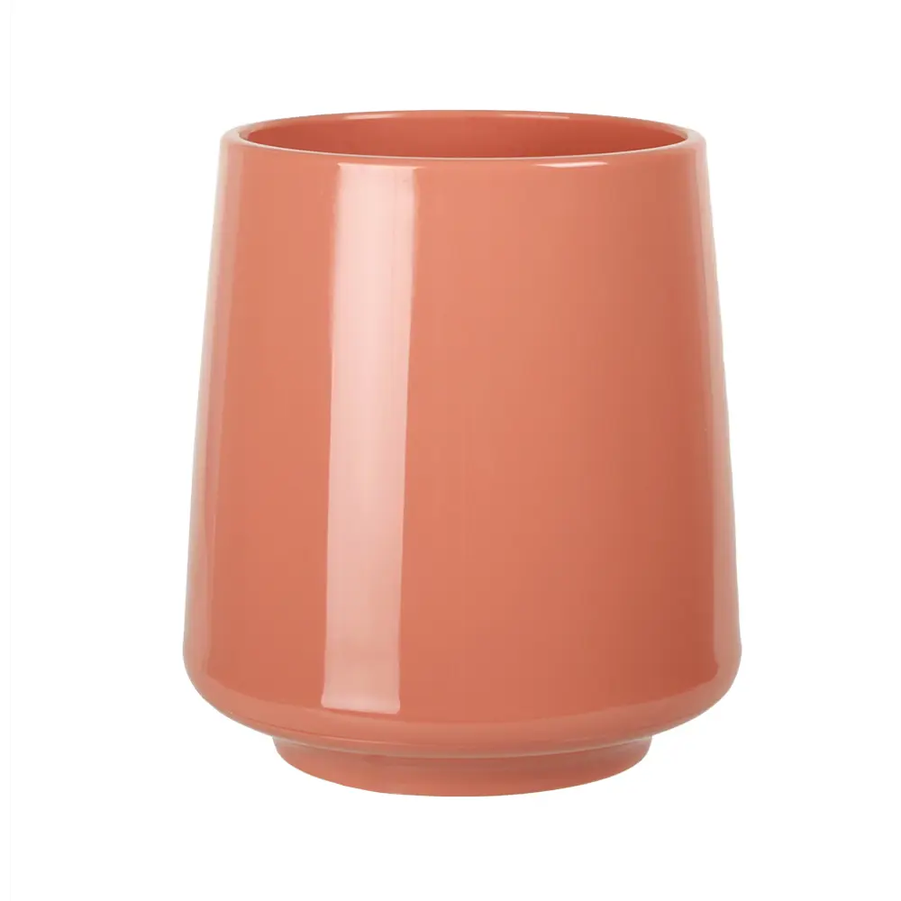 Стакан для зубных щёток Аквалиния Блум пластик цвет коралл STLM-2048914