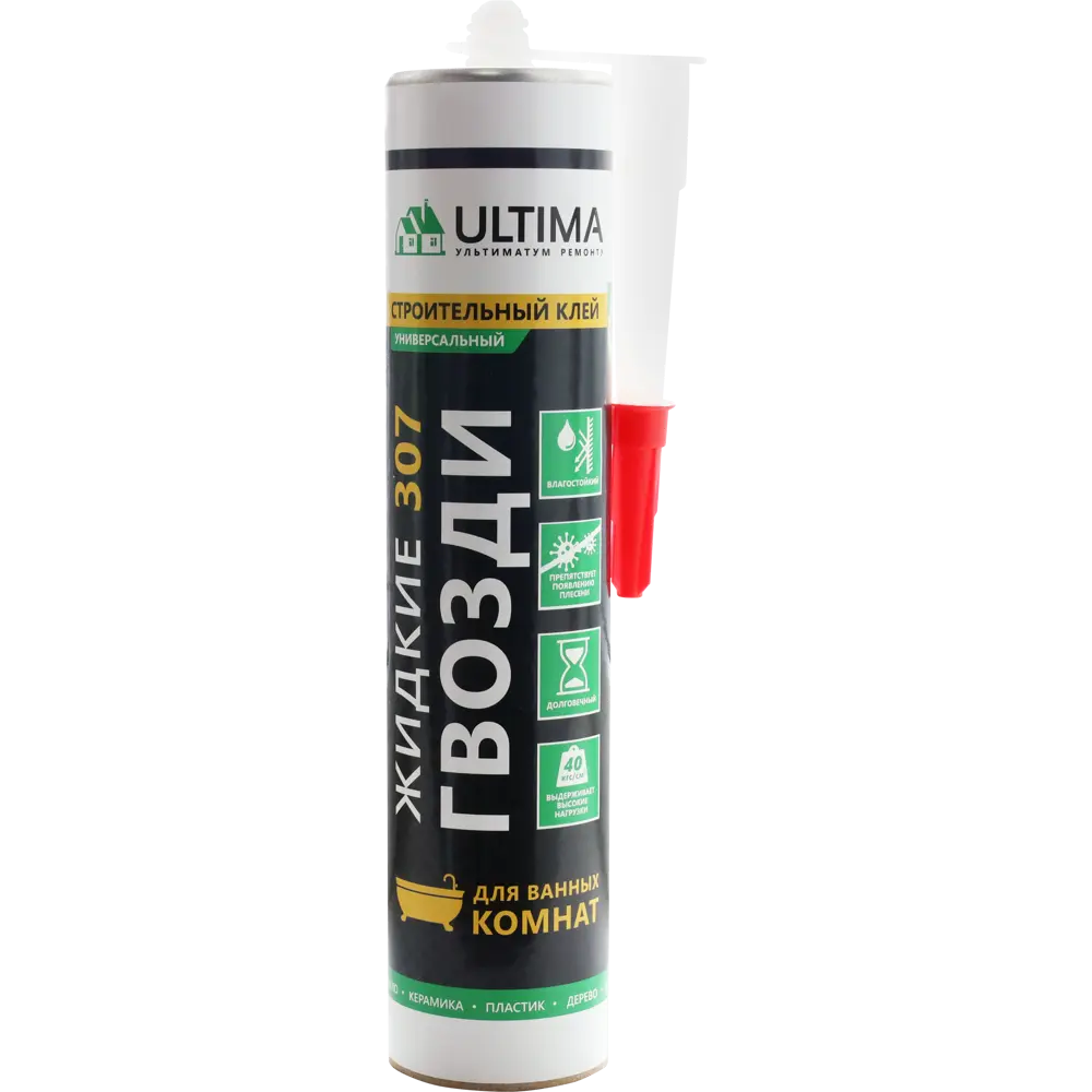 Жидкие гвозди Ultima 306 для ванной комнаты 360 г STLM-2157995