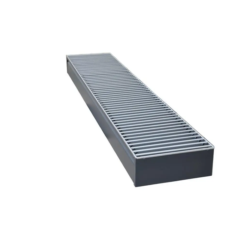 Внутрипольный конвектор КЗТО Бриз 2900x200x80 мм боковое подключение 1 теплообменник с решеткой Отсутствует STLM-2042090