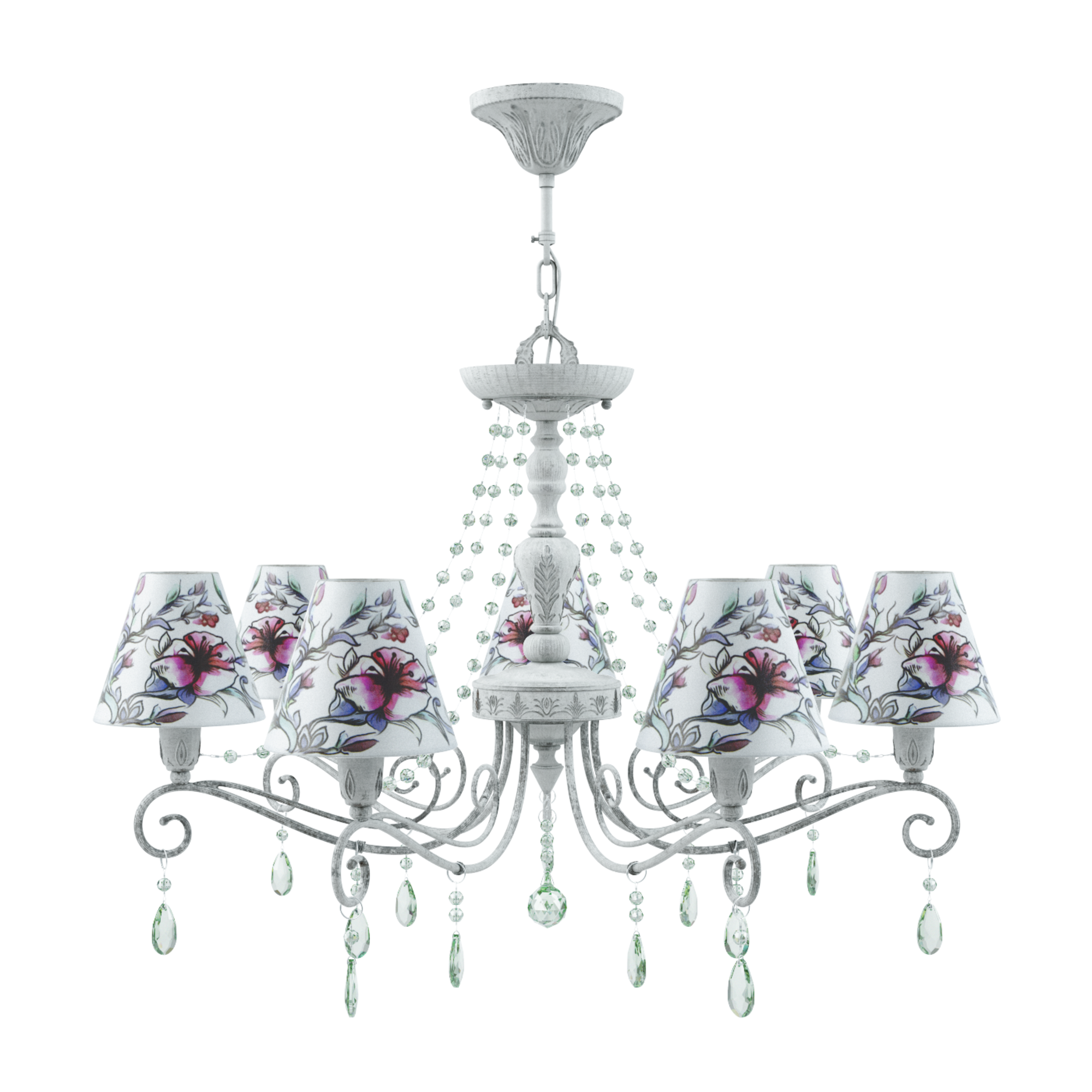 E4-07-G-LMP-O-13-CRL-E4-07-GR-UP Люстра 18 Maytoni Provence