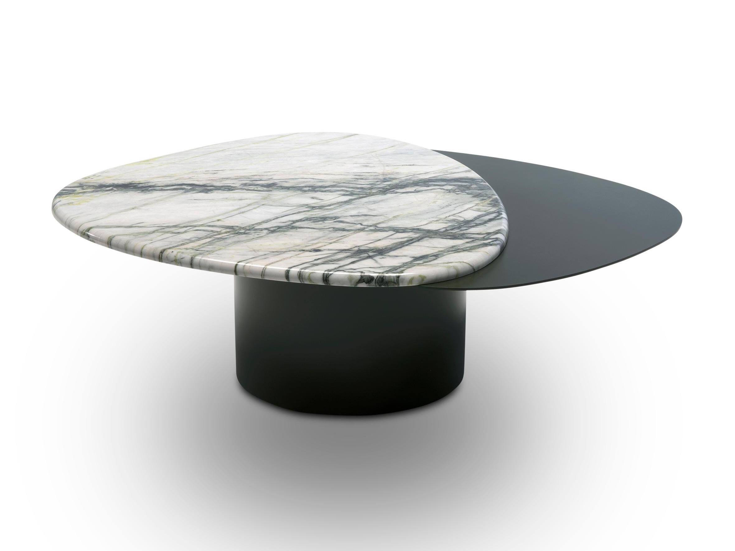 Низкий столик из мрамора и дерева Natuzzi Italia Splash ARCH-00014035 - Вид №1