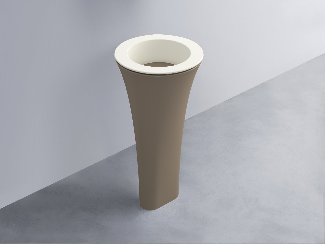 AMLA45-TL+AMPILT-AN+AMCOLT-AN Раковина Amedeo Tondo отдельностоящая cielo Enjoy + Amedeo Ceramica Cielo