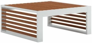 GANDIABLASCO Нижний стол из тика с квадратными салазками Dna teak