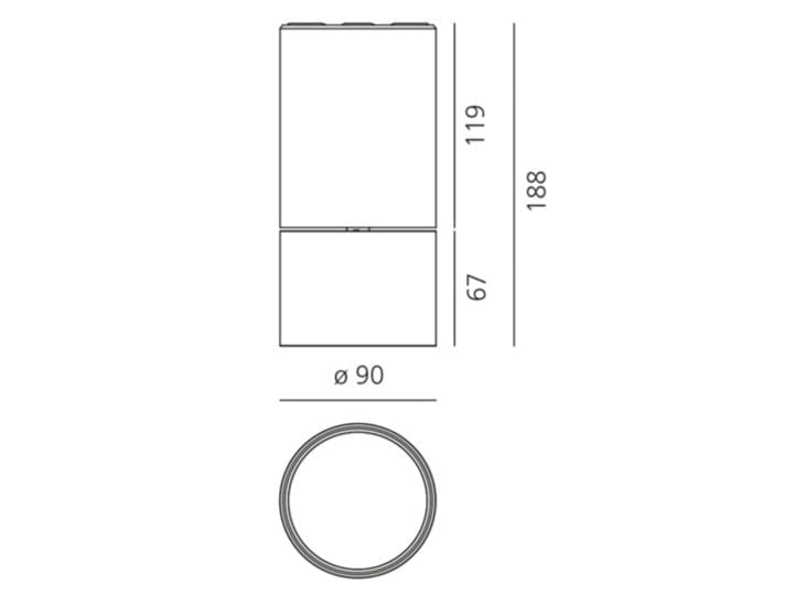Регулируемый потолочный металлический прожектор In Stock Артемида ARCH-00143571 - Вид №2
