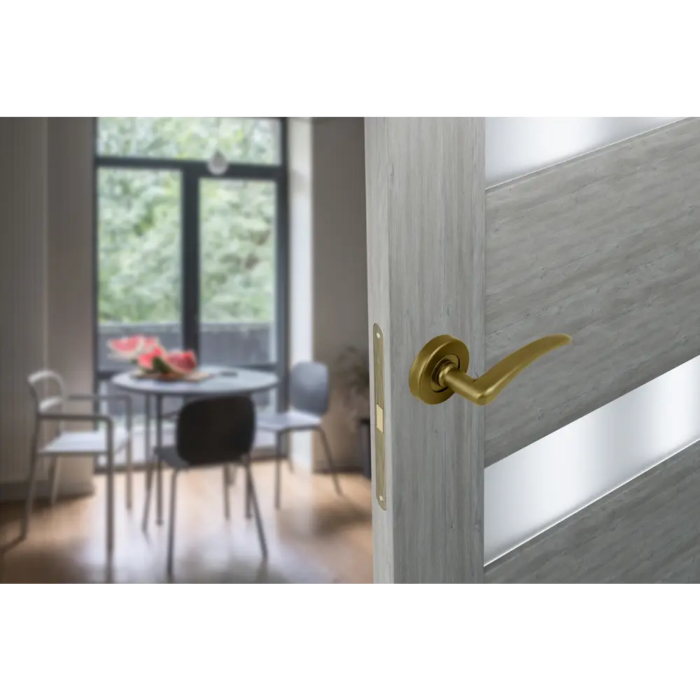 EDSON Дверная ручка на розетке E 015-S в бронзовом анодировании 18743603 STLM-0012366 - Вид №6