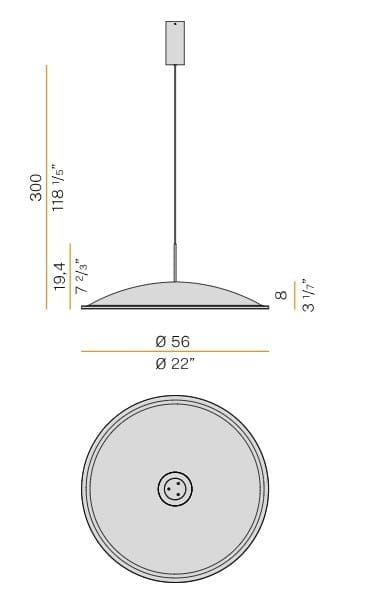 Войлок акустический подвесной светильник In Stock Panzeri ARCH-00040852 - Вид №1