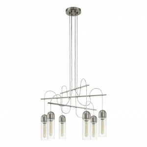 Подвесная светодиодная люстра Eglo Zacharo 96943 EGLO ДИЗАЙНЕРСКИЕ, ZACHARO 108386 Белый;серебро